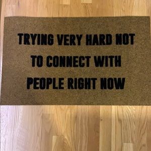 18x30 custom made door mat NWOT